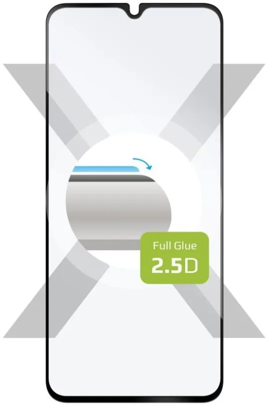 Ochranné sklo FIXED FullGlue-Cover pre Samsung Galaxy A05s čierne