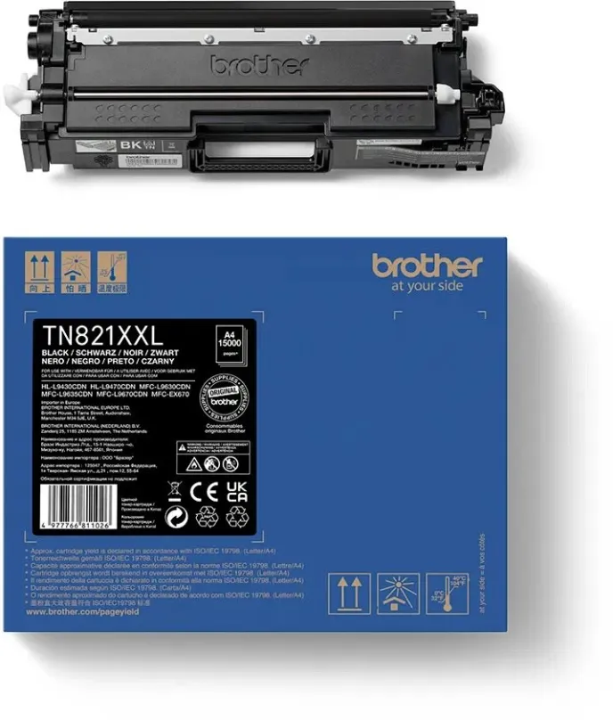 Toner Brother TN-821XXLBK čierny