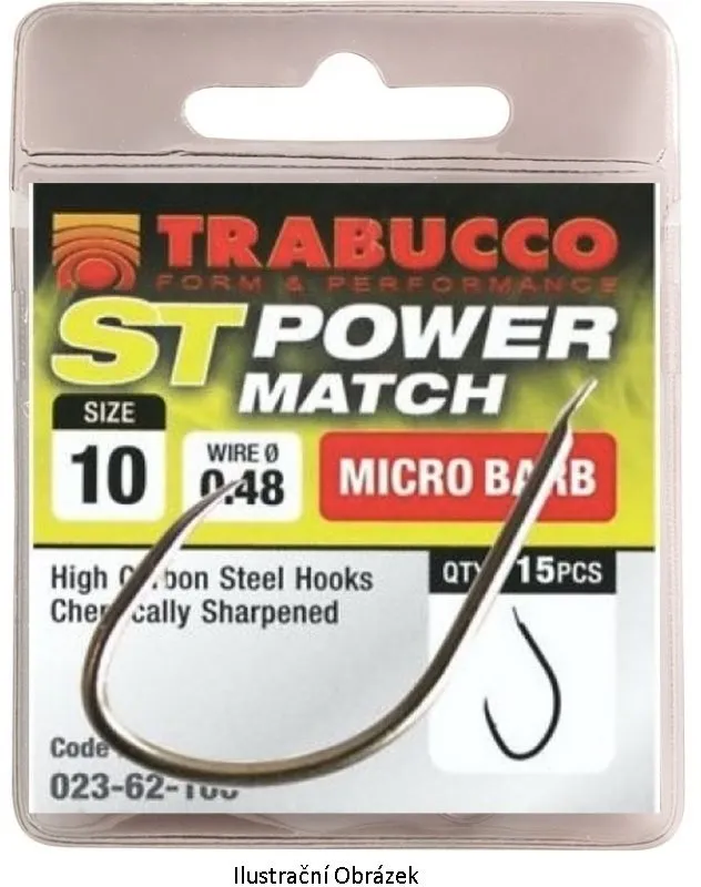 Trabucco Háčik ST Power Match Veľkosť 16 15ks