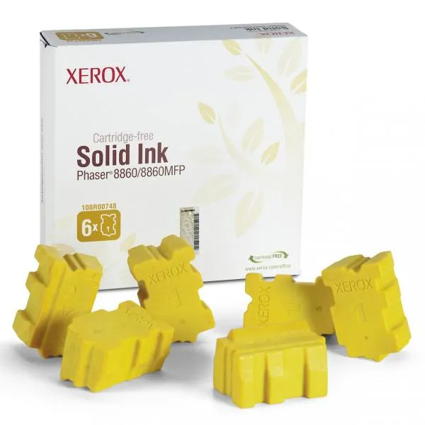 Xerox originálny toner 108R00748, yellow, Xerox Phaser 8860, 6ks, O