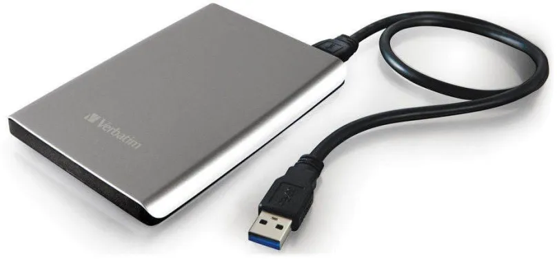 Externý disk Verbatim Store 'n' Go USB HDD - strieborný