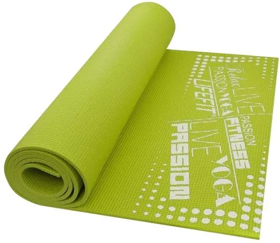 Podložka na cvičenie Lifefit Slimfit Plus gymnastická svetlo zelená