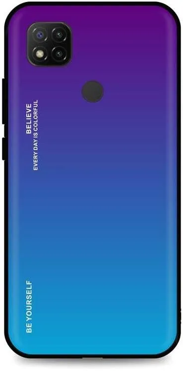 Kryt na mobil TopQ LUXURY Xiaomi Redmi 9C pevný dúhový purpurový 52271