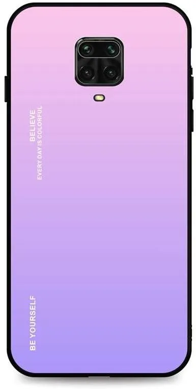 Kryt na mobil TopQ Kryt LUXURY Xiaomi Redmi Note 9 Pre pevný dúhový ružový 50022