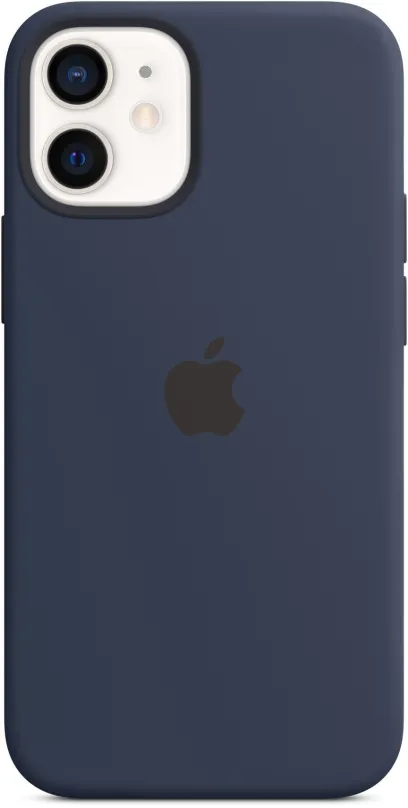 Kryt na mobil Apple iPhone 12 Mini Silikónový kryt s MagSafe námornícky modrý