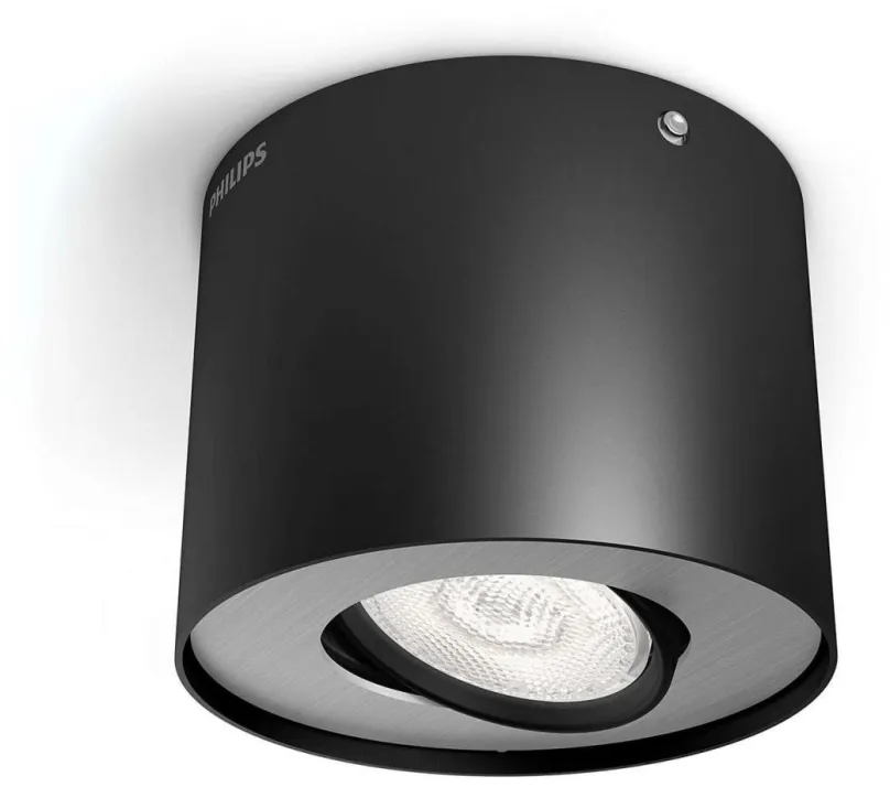 LED prisadené stropné svietidlo bodové Philips PHASE 53300/30/16 - čierna