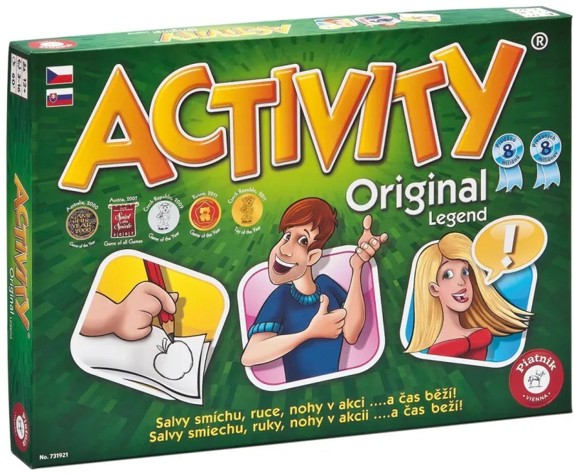 Párty hra Activity Original Legend, pre 3–16 hráčov, vhodné od 12 rokov, aspoň na 45 min h