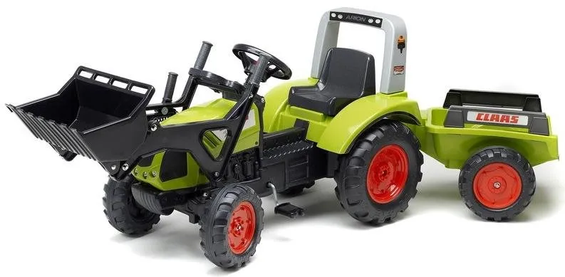 Šliapací traktor Falk Traktor šliapací Clas Arion 430 s nakladačom a vlečkou