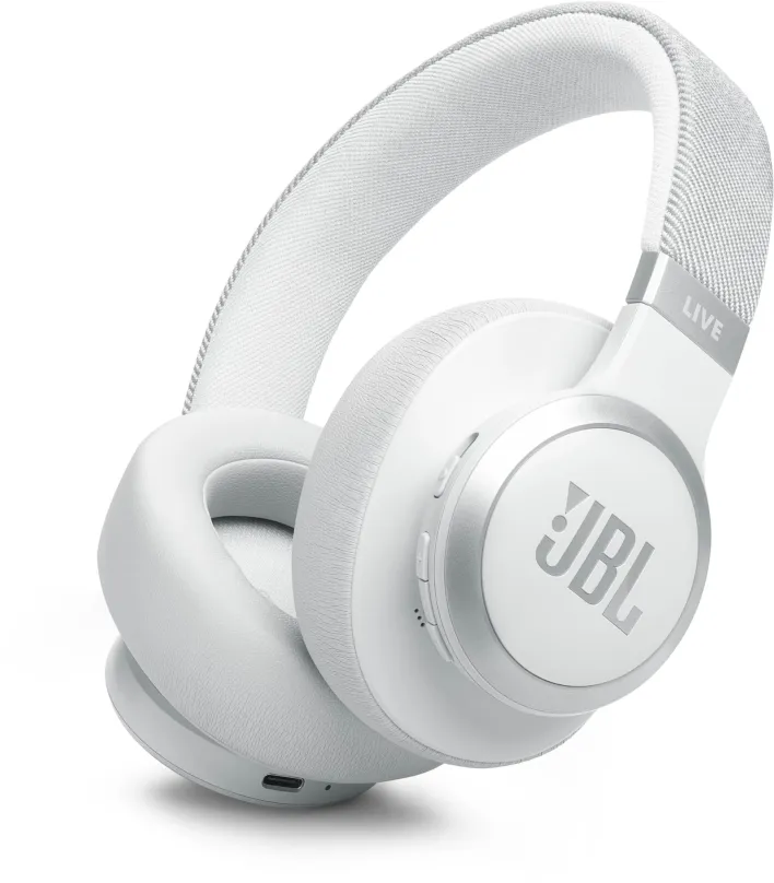 Bezdrátová sluchátka JBL Live 770NC bílá