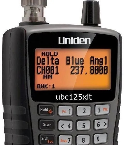 Rádiostanica Uniden UBC 125 XLT ručný scanner