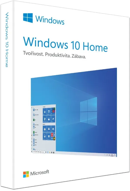 Operačný systém Microsoft Windows 10 Home CZ (FPP)