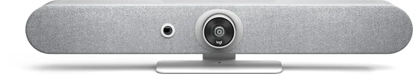Webkamera Logitech Rally Bar Mini, White, s rozlíšením 4K (4096 x 2160 px), uhol záberu 12