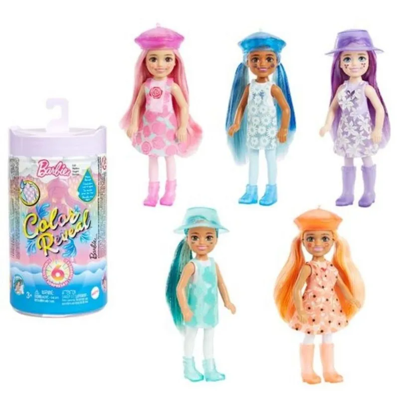 Mattel Barbie COLOR REVEAL CHELSEA, Dážď-slnko, HCC83
