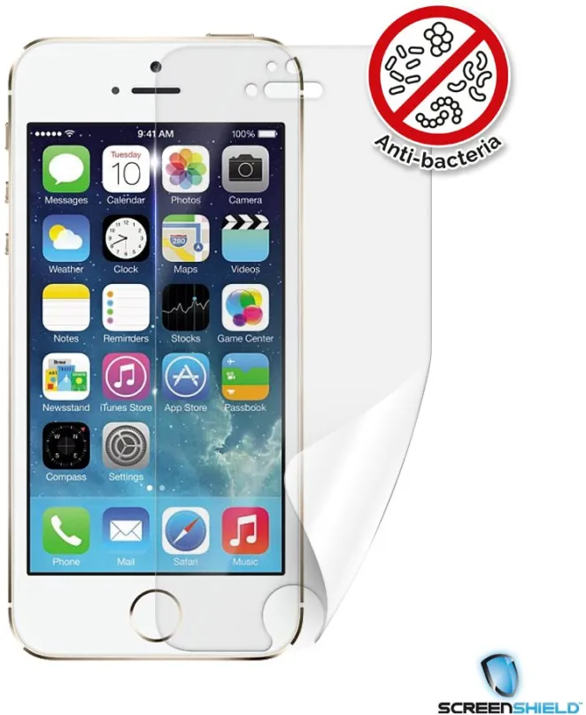 Ochranná fólia Screenshield Anti-Bacteria APPLE iPhone SE na displej
