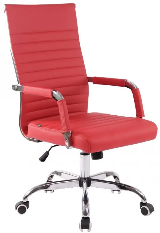 Kancelárska stolička BHM GERMANY Amado červená