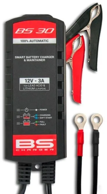 Nabíjačka akumulátorov BS-BATTERY Smart BS30, 12 V, 3 A