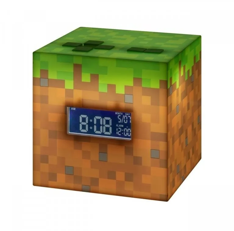 Budík Minecraft - Brick - budík