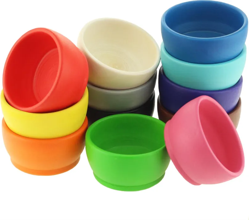 Vzdelávacia sada Drevená hračka "Colourful bowls"