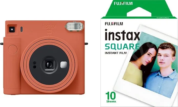 Instantné fotoaparát Fujifilm Instax Square SQ1 oranžový + 10x fotopapier