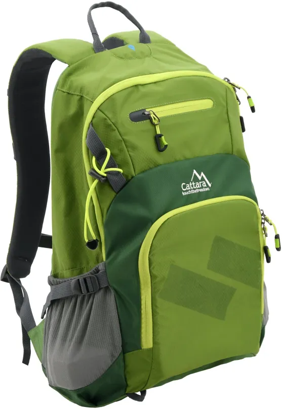 Turistický batoh Cattara GreenW 28l, unisex prevedenie, rozmery 51 x 34 x 20 cm, hmotnosť