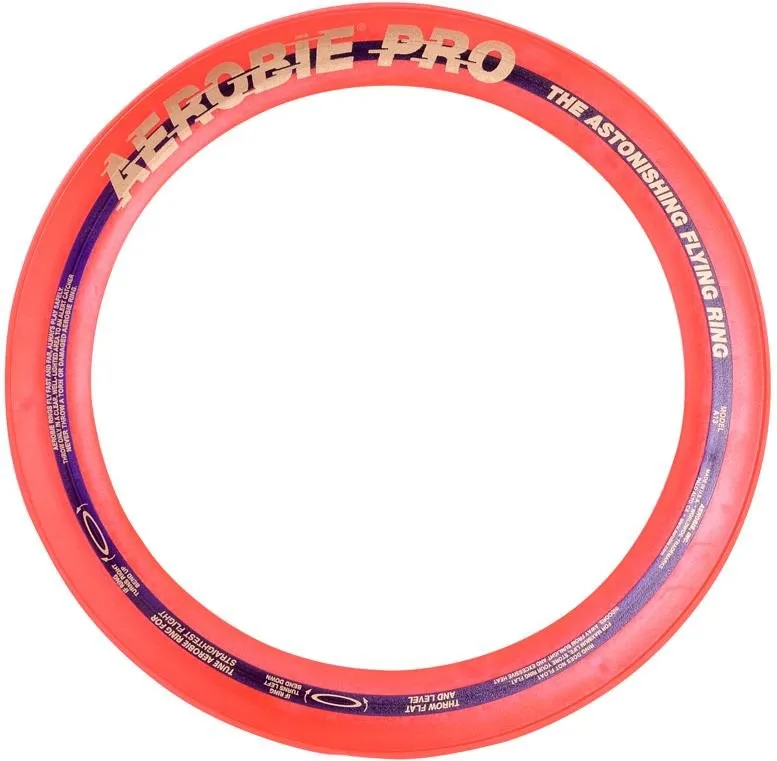 Frisbee Aerobie PRO oranžový, rekreačný, s priamou trajektóriou, tvar je kruh, oranžová fa