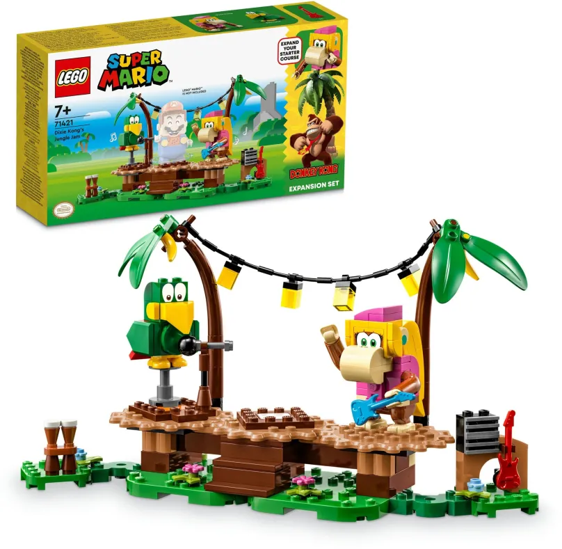 LEGO stavebnica LEGO® Super Mario™ 71421 Dixie Kong a koncert v džungli – rozširujúci set