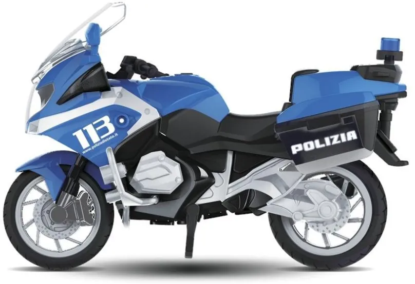 RC model Re.el Toys motocykel Polizia, 1:20, so svetlami a zvukmi
