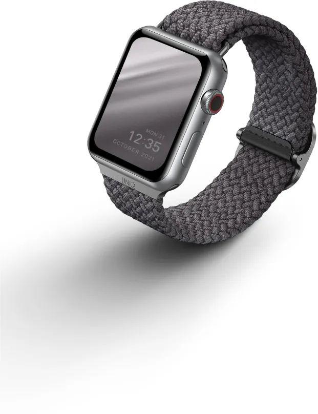 Remienok Uniq Aspen Braided remienok pre Apple Watch 44/42mm sivý