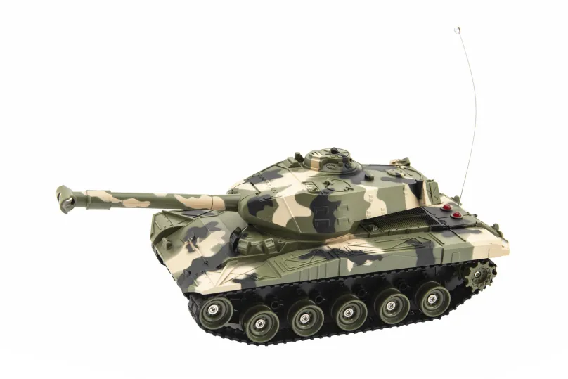 RC tank Teddies Tank RC plast 27cm 27MHz na batérie + dobíjací pack