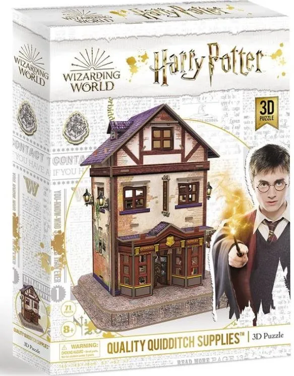 3D puzzle CUBICFUN 3D puzzle Harry Potter: Prvotriedne potreby pre metlobal 71 dielikov