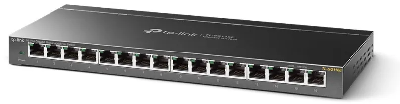 Switch TP-Link TL-SG116E, 16x 10/100/1000Base-T, L2, Quality of Service (QoS) a VLAN (virt