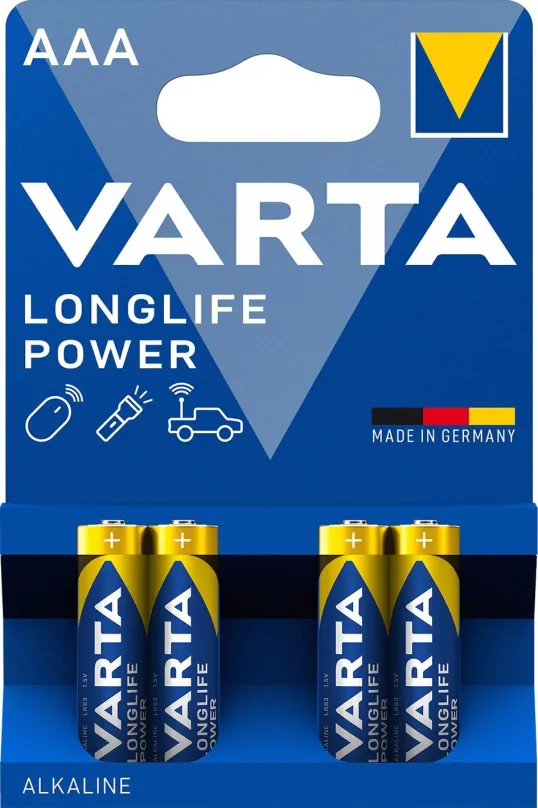 Jednorazová batéria VARTA Longlife Power 4 AAA