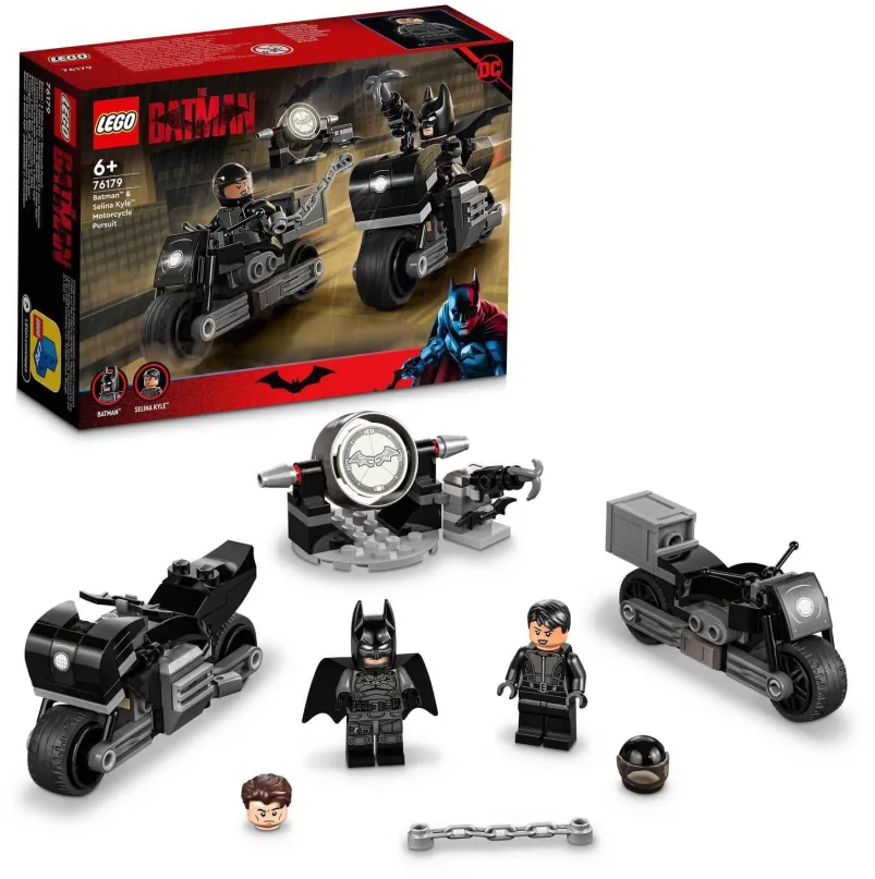 LEGO stavebnica LEGO® DC Batman™ 76179 Naháňačka na motorke Batmana a Seliny Kyle