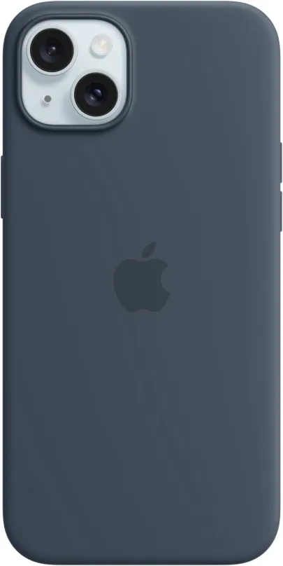 Kryt na mobil Apple iPhone 15 Plus Silikónový kryt s MagSafe sorbetovo oranžový