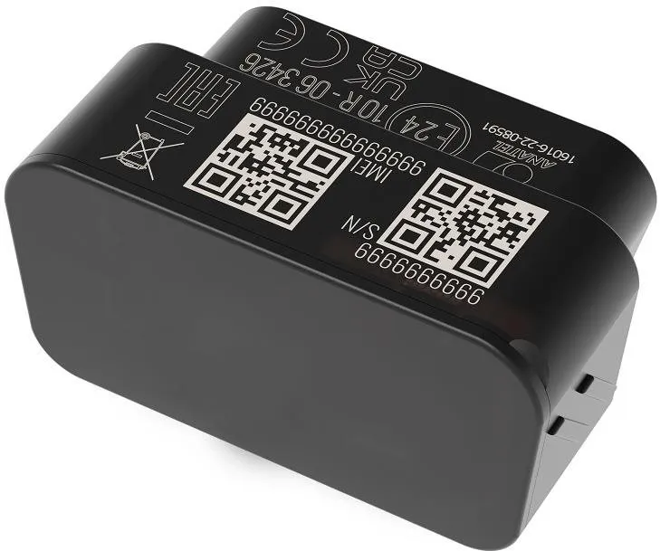 GPS lokátor LogisCarE GPS lokátor OBD a SIM karta, do auta, kompatibilný s Android, poplat