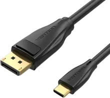Video kábel Vention USB-C to DP 1.2 (Display Port) Cable 1M Black