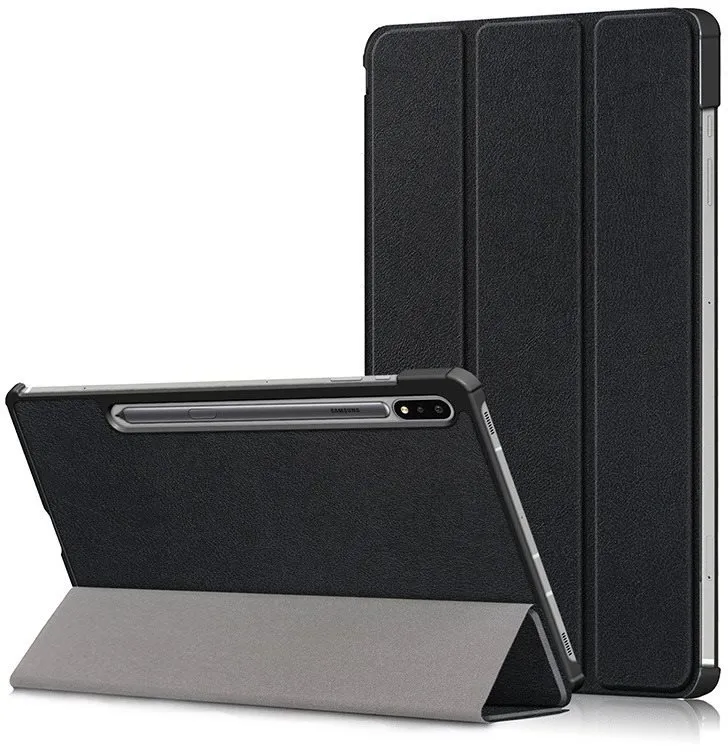 Puzdro na tablet Hishell Protective Flip Cover pre Samsung Galaxy Tab S7 čierne