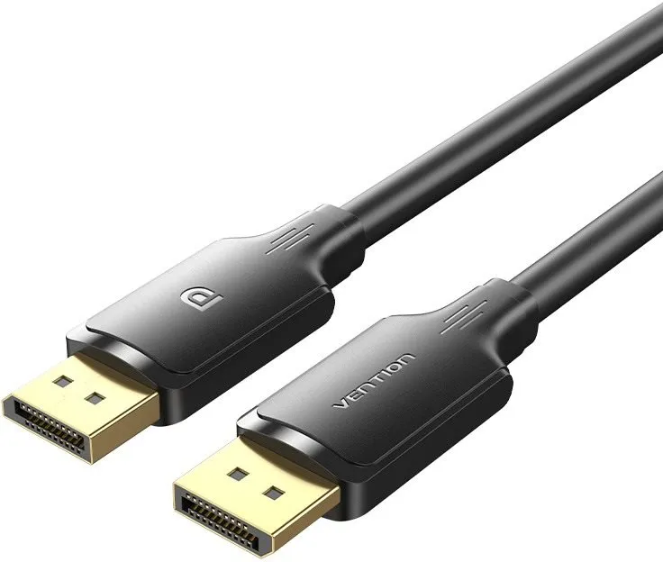 Video kábel Vention DisplayPort Male to Male 4K HD Cable 1M Black