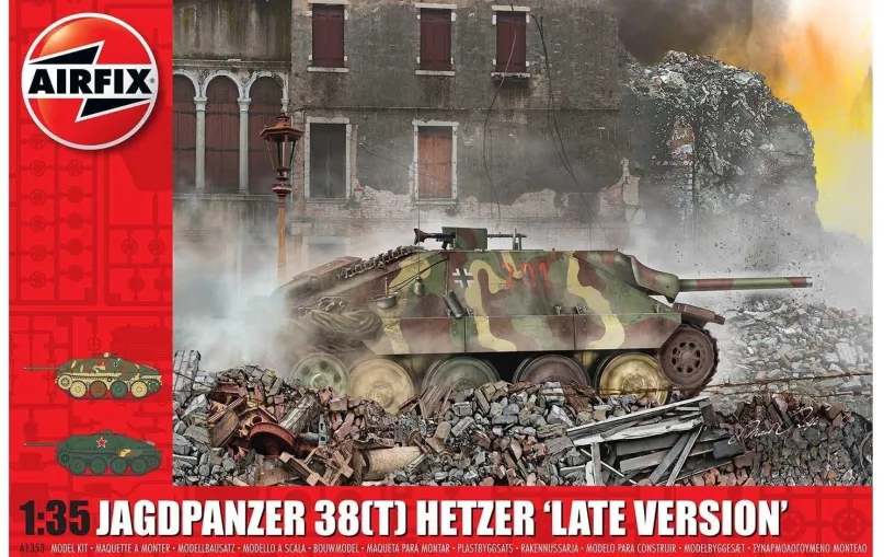 Model tanku Classic Kit tank A1353 - JagdPanzer 38 ton Hetzer "Late Version"