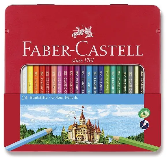 Pastelky FABER-CASTELL, 24 farieb