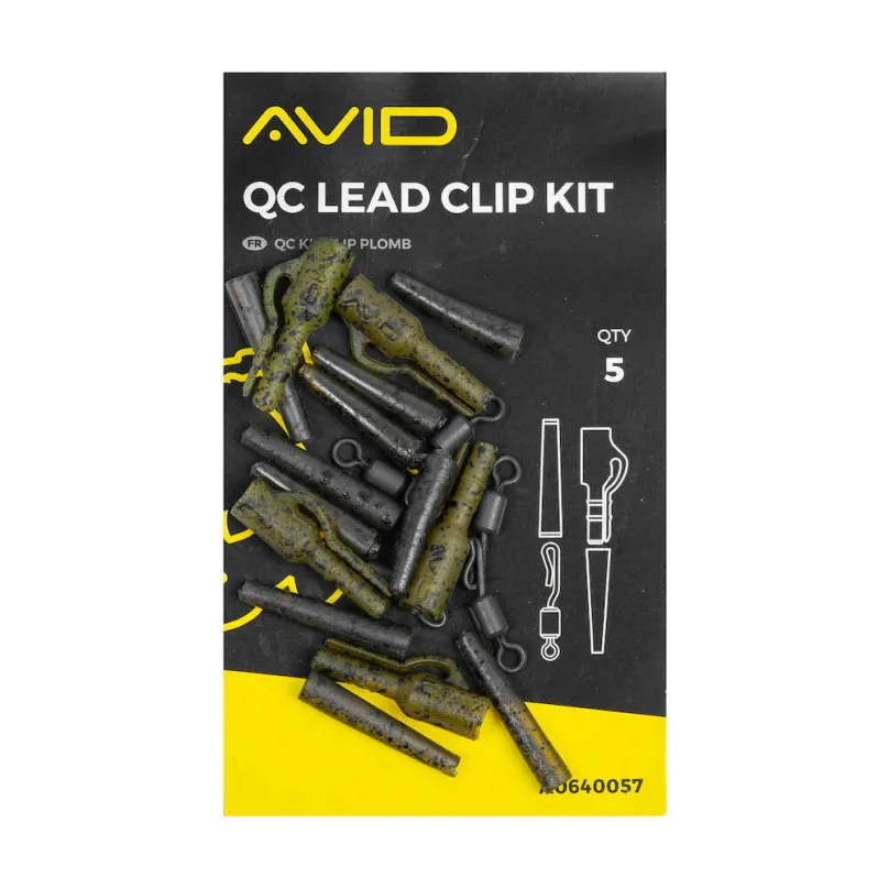 AVID Záveska QC Lead Clip Kit 5ks