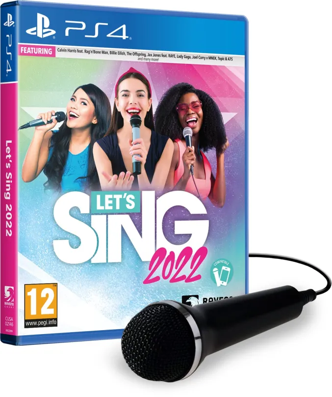 Hra na konzole Lets Sing 2022 + 1 microphone - PS4