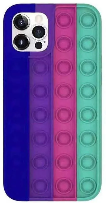 Kryt na mobil Pop It silikónový kryt na iPhone 11 Pro, multicolor