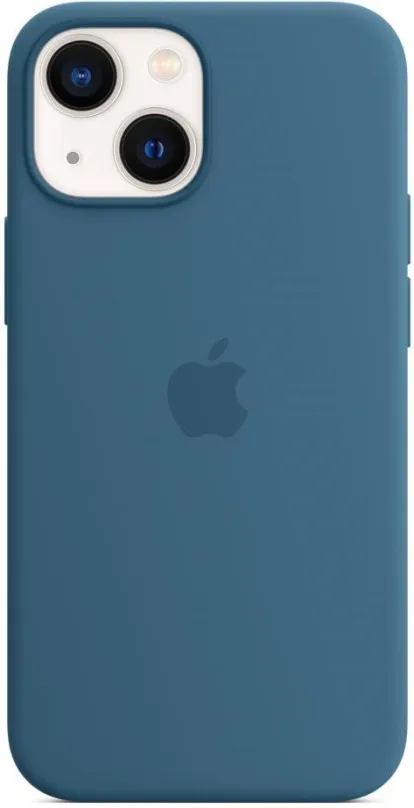 Kryt na mobil Apple iPhone 13 mini Silikónový kryt s MagSafe rybáčikovo modrý