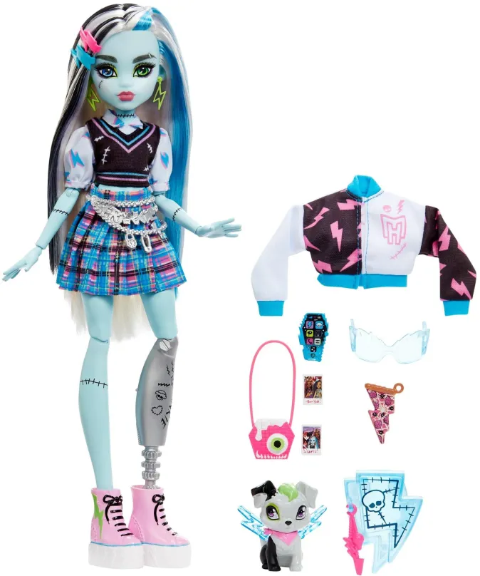 Bábika Monster High bábika monsterka - Frankie