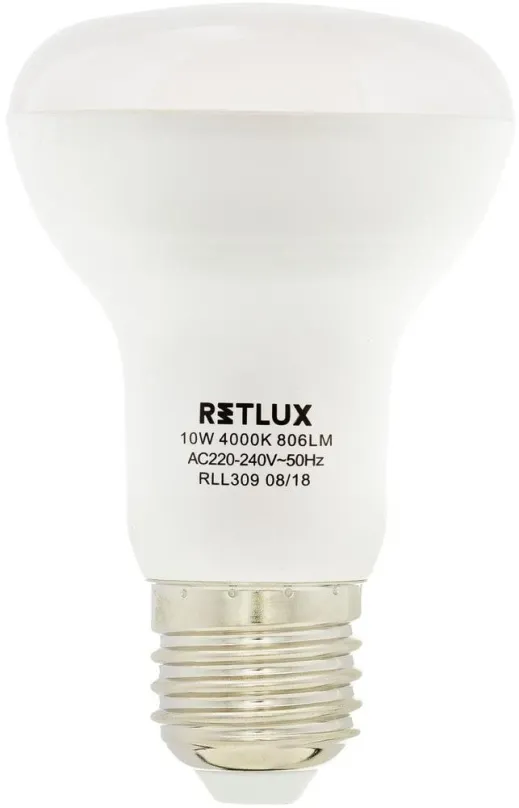 LED žiarovka RETLUX RLL 309 R63 E27 Spot 10W CW