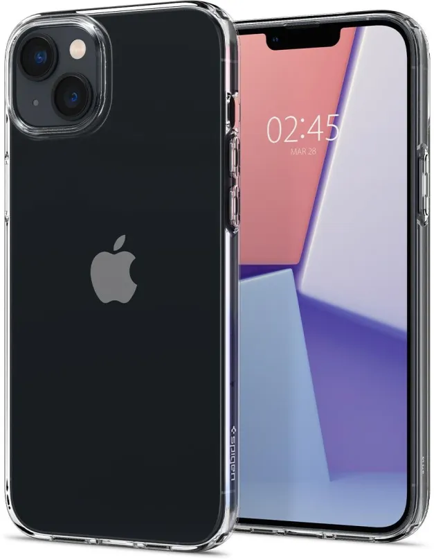 Kryt na mobil Spigen Liquid Crystal Crystal Clear iPhone 14, pre Apple iPhone 14, materiál