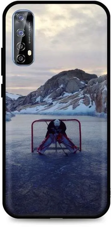 Kryt na mobil TopQ Realme 7 silikón Hockey Goalie 61983