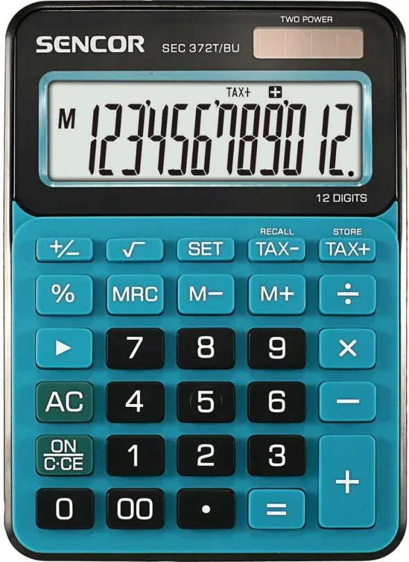 Kalkulačka Sencor SEC 372T / BU modrá