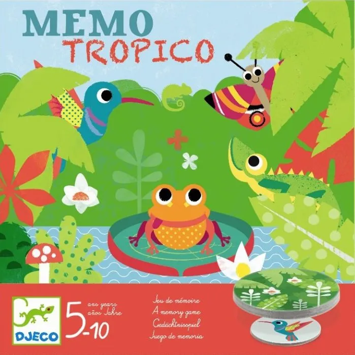 DJECO Pamäťová hra Memo Tropico